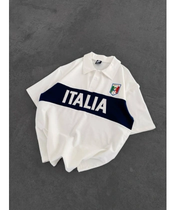 İTL Polo Yaka Tshirt Beyaz