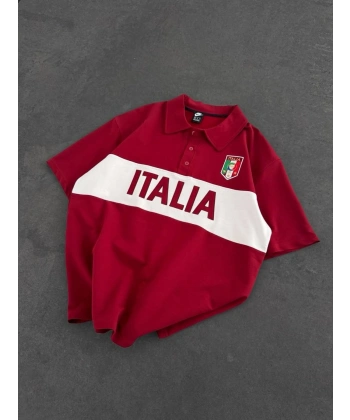 İTL Polo Yaka Tshirt Kırmızı