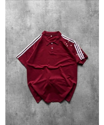 Sakura Polo Yaka Tshirt Kırmızı