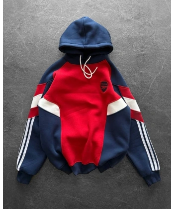 ARS Şardonlu Unisex Sweatshirt Kırmızı