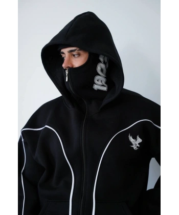 BJK Taraftar hoddie Kar Maske Hırka