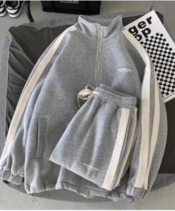 Blank Şardonlu Unisex Eşofman Takımı GRİ