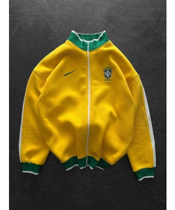 Brz Unisex Oversizr Hırka Sarı