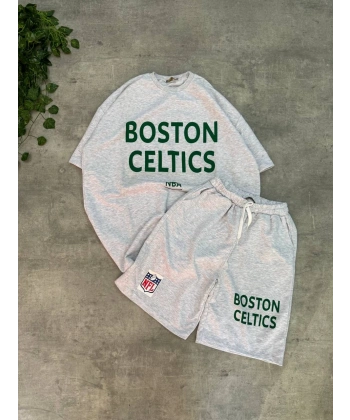 Celtis Unisex Oversize Şortlu takım - Gri