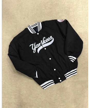 Yankes Unisex Bomber Ceket - Siyah