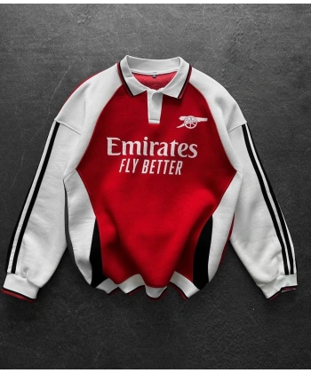 Fly Şardonlu Unisex Sweatshirt Kırmızı