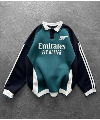 Fly Şardonlu Unisex Sweatshirt Yeşil