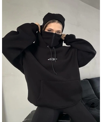 Kar maske Özel Tasarım Sweatshirt