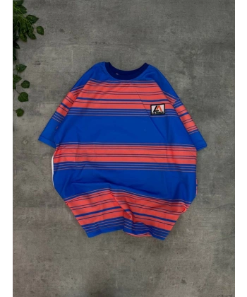 La Unisex Oversize Tshirt - Turuncu/Mavi