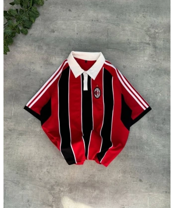 MLN Polo Yaka Unisex Oversize Tshirt