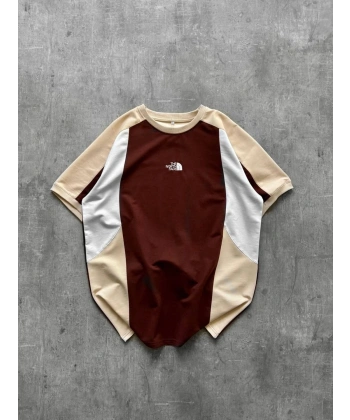 NF Oversize Unisex Tshirt Kahverengi