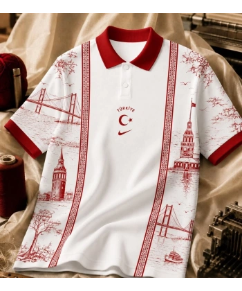 Özel Seri TRK Polo Yaka Beyaz