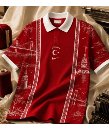 Özel Seri TRK Polo Yaka Kırmızı