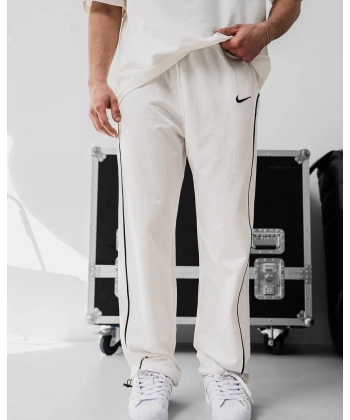 Paça lastik Nk Baggy Unisex Eşofman - Beyaz