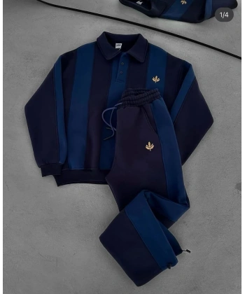 Paça Lastik Şardonlu Unisex Eşofman Takımı