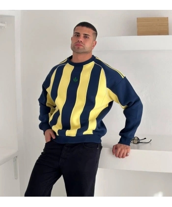 Parçalı Taraftar Şardonlu Sweatshirt