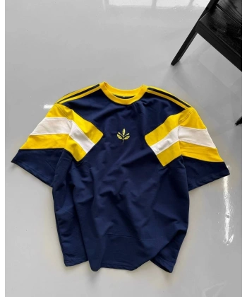 Parçalı Taraftar Yeni Sezon Unisex Tshirt - Lacivert FB