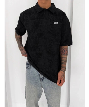 Polo Yaka SW Tshirt Siyah