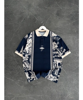 Prs Polo Yaka Unisex Tshirt Lacivert