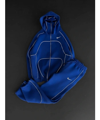 Reflektör Detay Unisex Eşofman Takım Lacivert