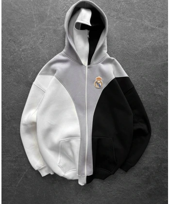 RM Kar Maske Şardonlu Unisex Hırka