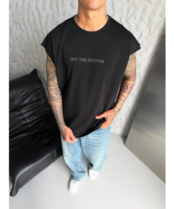 Sırt Detay Oversize Sıfır Kol