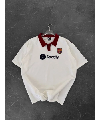 Spoty Polo Yaka Tshirt Beyaz