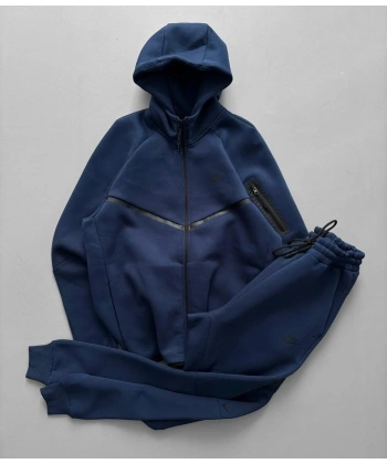 Tech Şardonlu Unisex Eşofman Takımı Lacivert