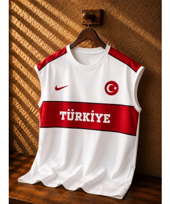 Türkiye Oversize Sıfır Kol Beyaz