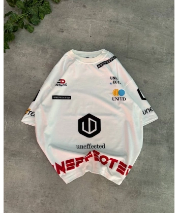 UNFF Unisex Oversize Tshirt - Beyaz