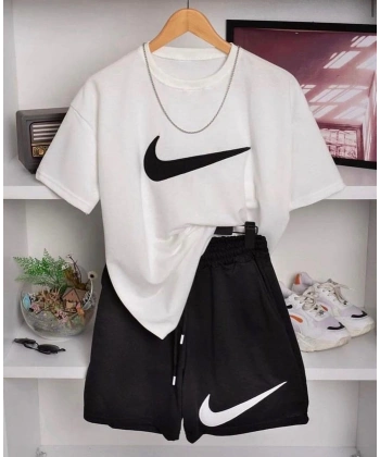 Unisex Oversize Şortlu Takım