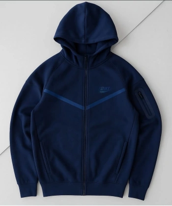 Yeni Rengi ile Tech Oversize Hırka - Lacivert