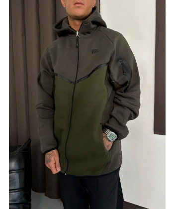 Yeni Rengi İle Tech Şardonlu Unisex Hırka