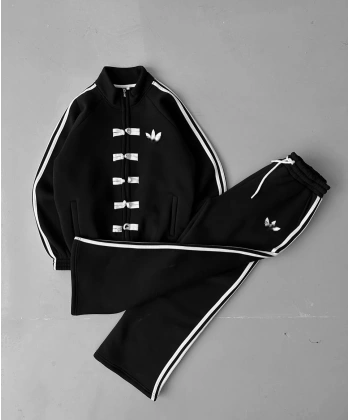 Yeni Sezon Baggy Unisex Eşofman Takımı - Siyah