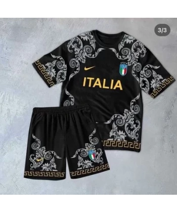 Yeni Sezon İtaly Unisex Şortlu Takım - Siyah