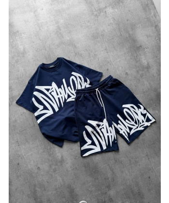 Yeni Sezon Unisex Şortlu Takım Lacivert