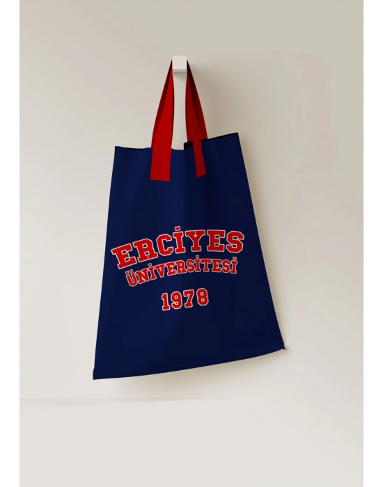 Erciyes Üniversitesi 1978 Collage Seri Bez Çanta