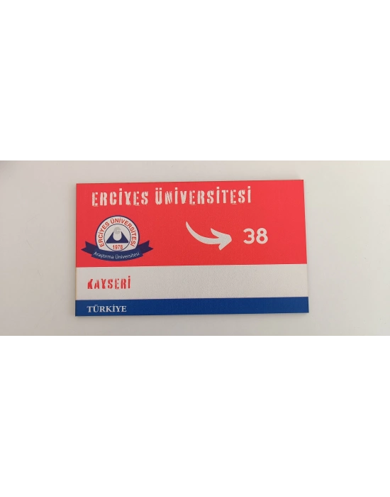 Erciyes Üniversitesi Levha