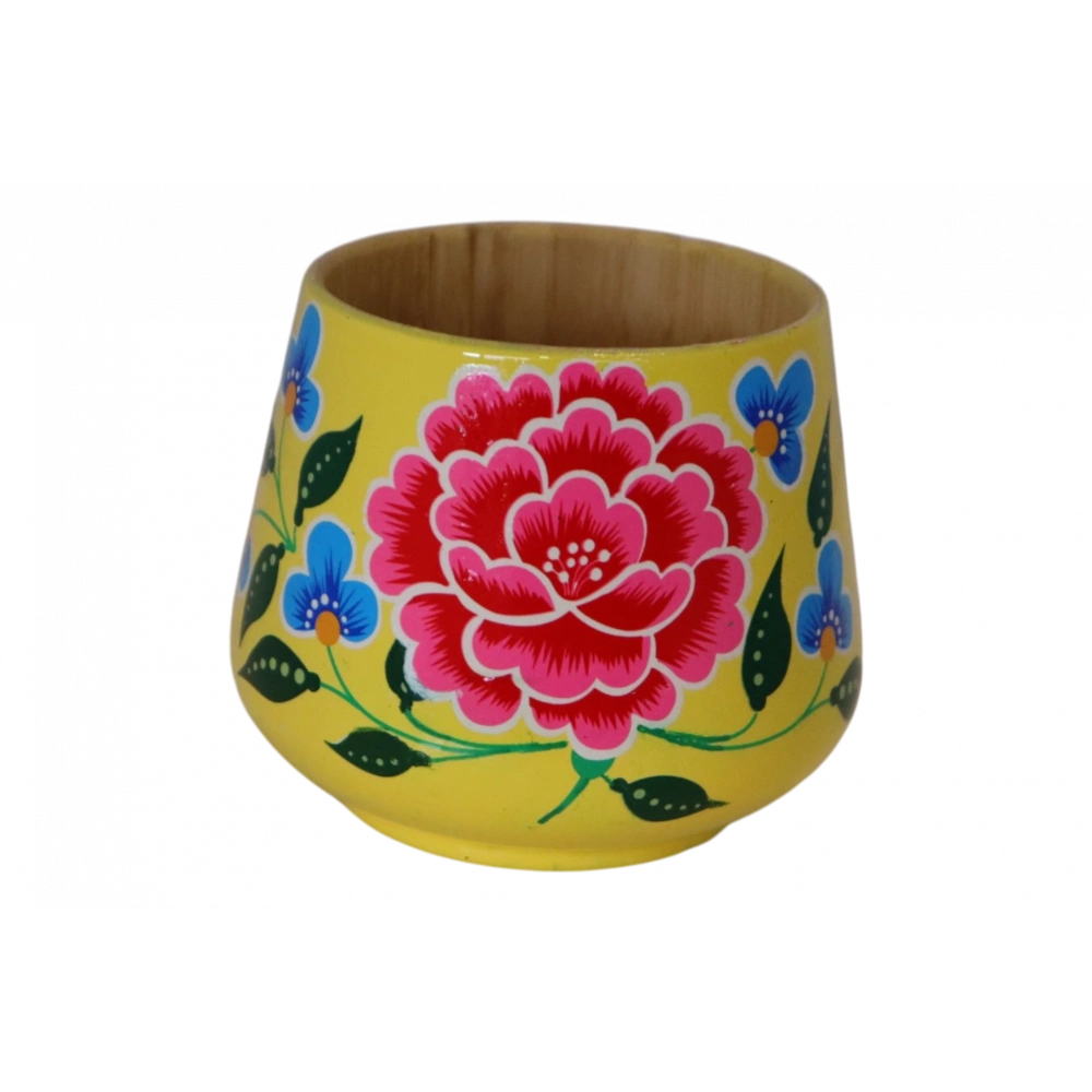 Bambu Tombiş Bardak (Sarı)
