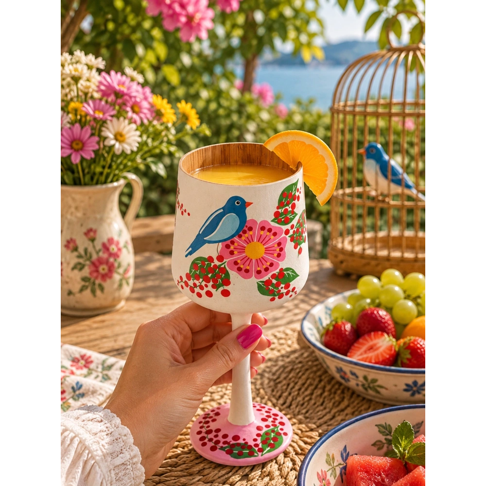 Bambum Kadeh Beyaz Kuş