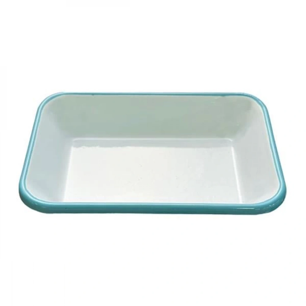 Dikdörtgen Salata Kasesi Mavi 21 Cm