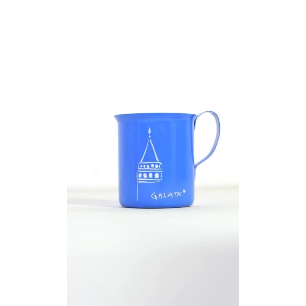 Emaye Kupa Mavi Kız Kulesi Galata