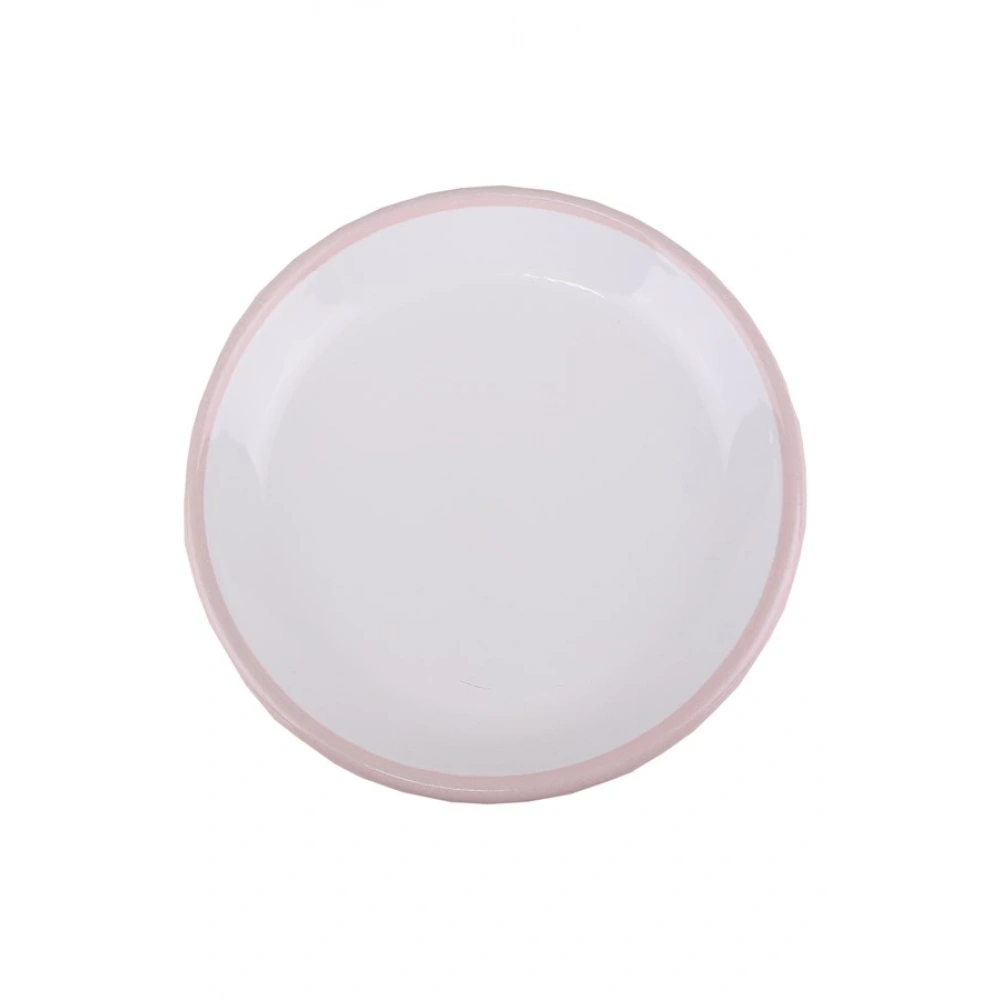 Emaye Tepsi   Kordonu Pembe