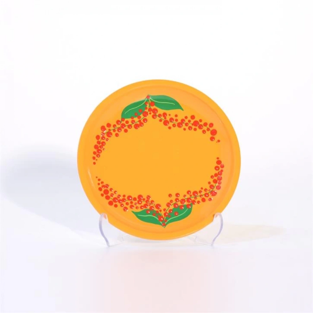 Turuncu Kahvaltı Tabağı