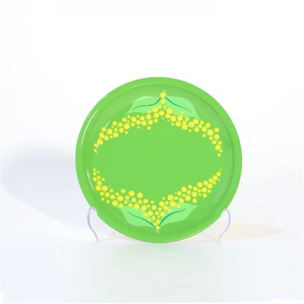 Yeşil Çiçek Bardak