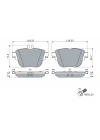 MERCEDES 213-238-CLS257 FREN BALATASI ARKA 14- A0004206200