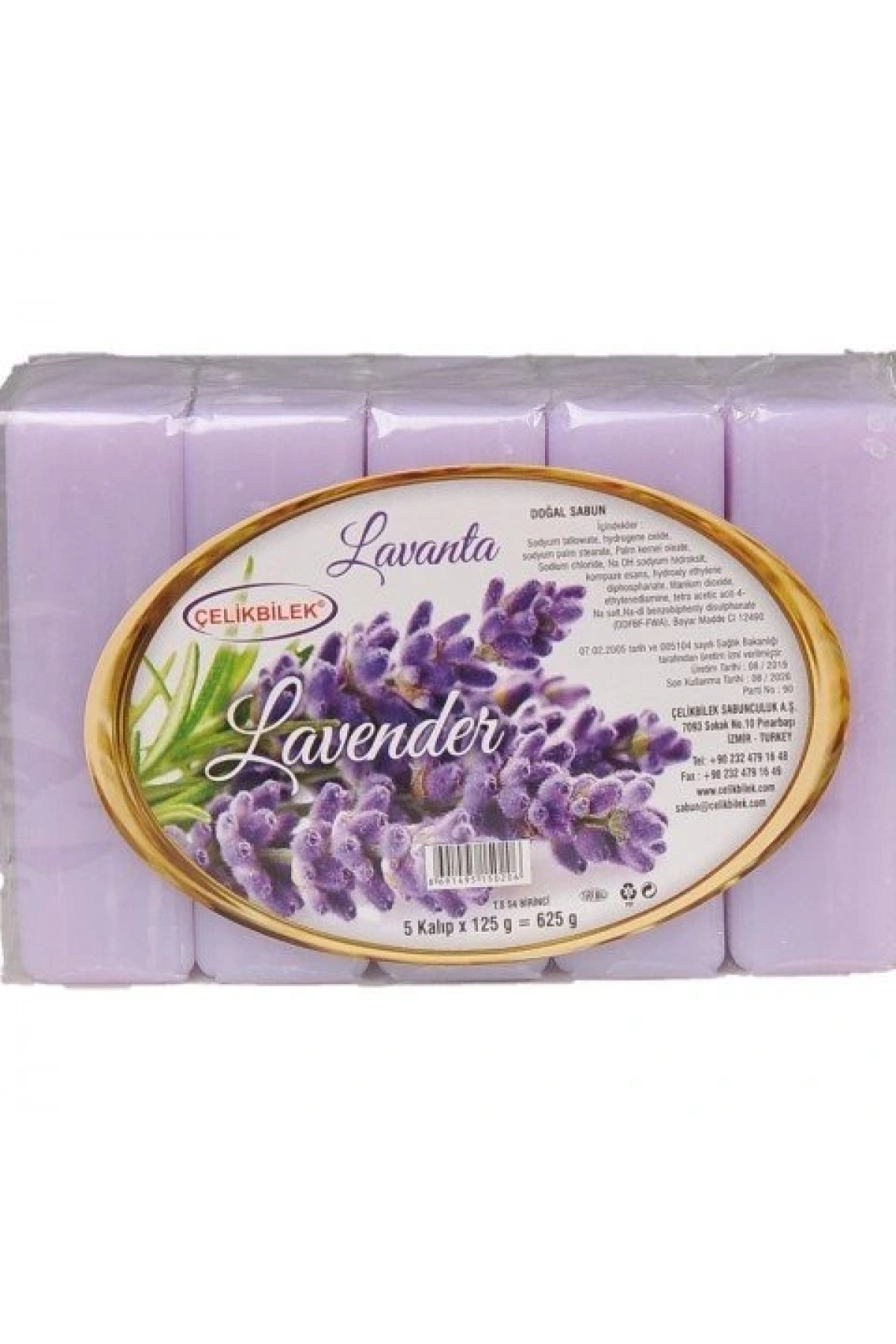 Çelikbilek Doğal Sabun Lavanta 625 gr