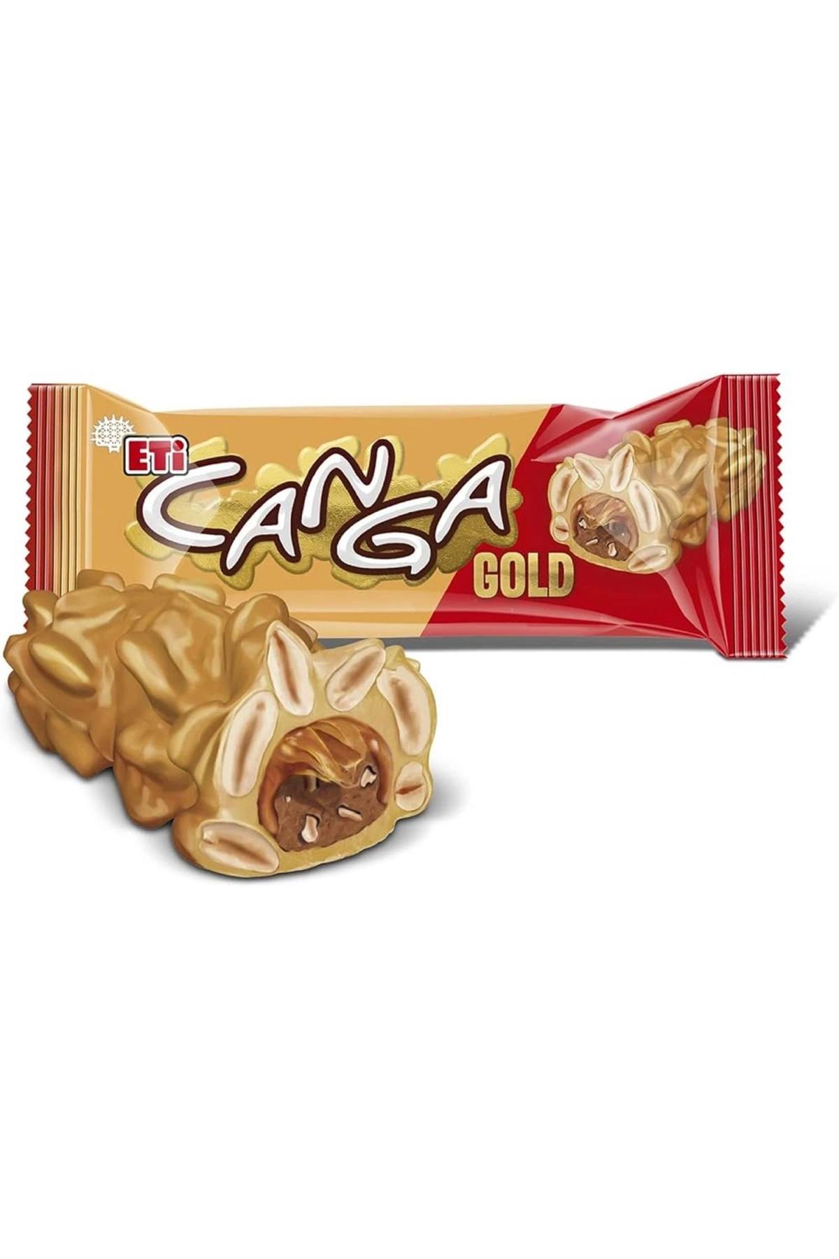 Eti Canga Gold Karamelli Beyaz Çikolatalı 45 g