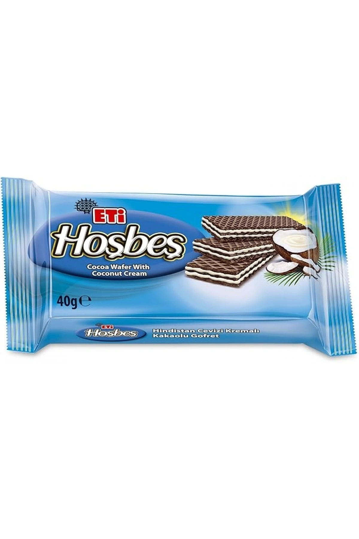 Eti Hoşbeş Hindistan Cevizi KremalI Gofret 40 gr