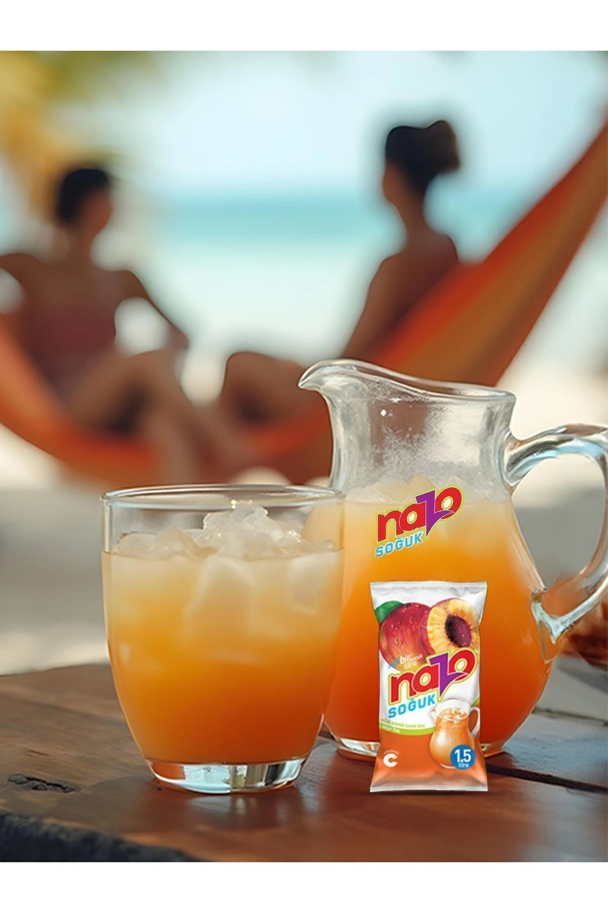 Nazo 9 Gr. Şeftali Aromalı Toz İçecek 24 Lü